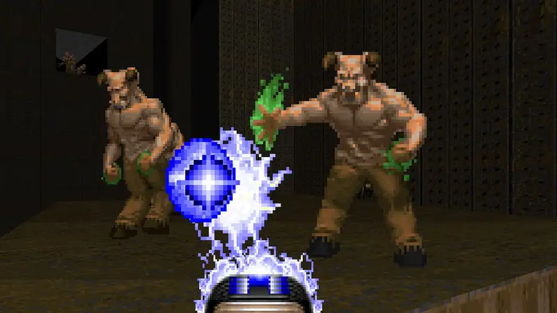 Doom gameplay screenshot