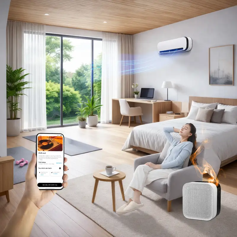 Air Card Chill-out preset for relaxation