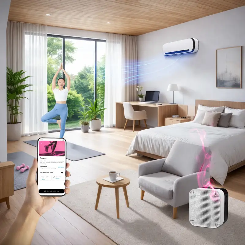 Air Card Fitness preset for active training