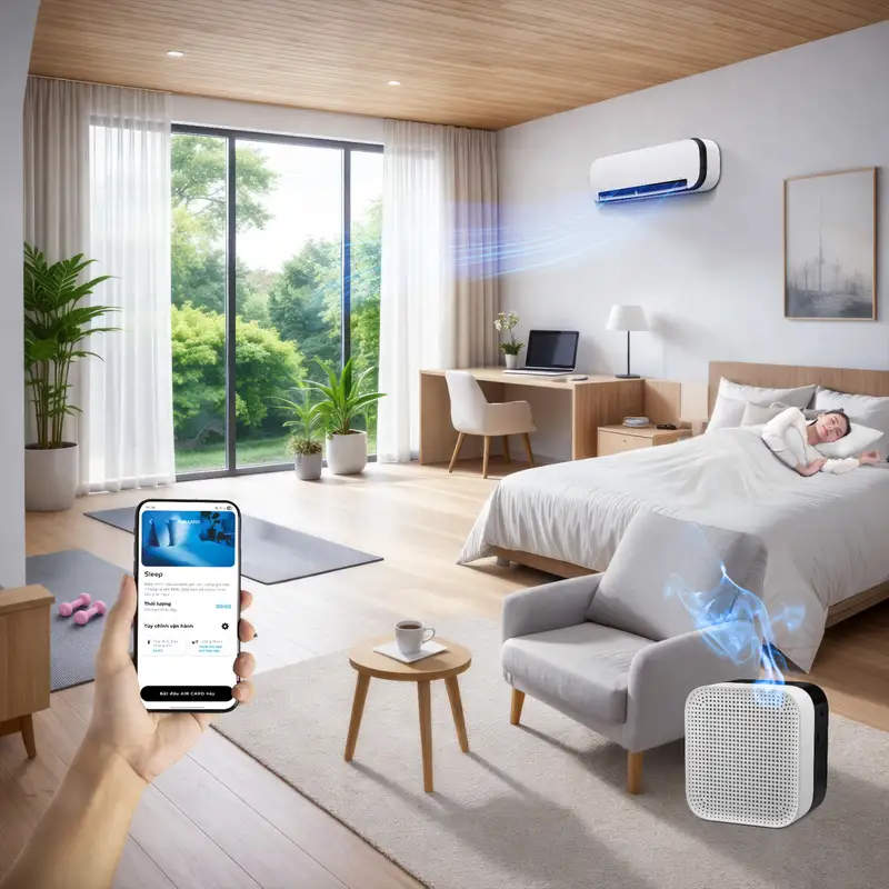Air Card Sleep preset for deep rest