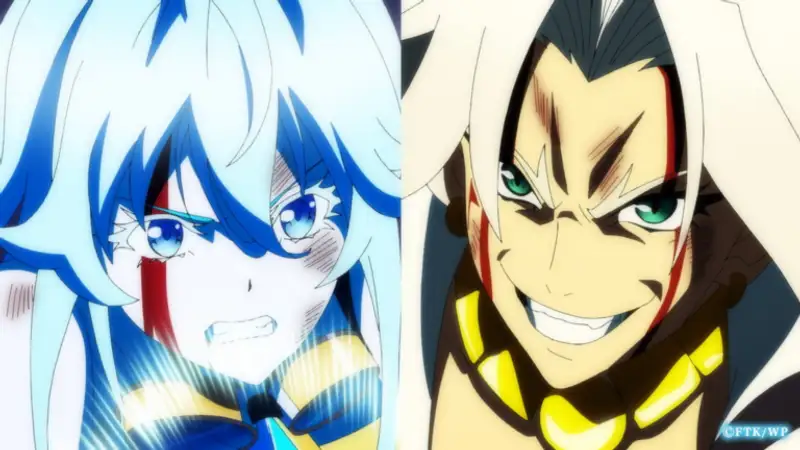 Elfaria and Zeo of Magia Vander Fight for Will in Wistoria