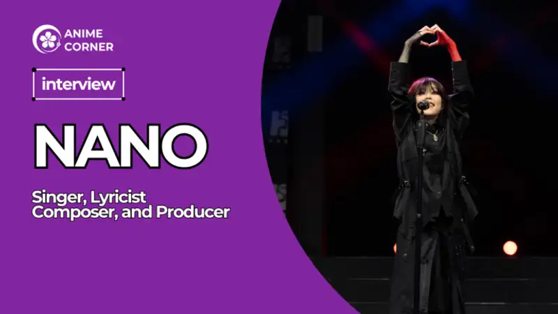 Bilingual artist NANO performing live at the German anime convention DoKomi