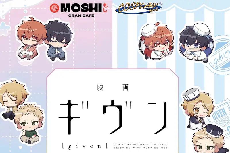 GIVEN Anime Pop-up Cafe Main Visual