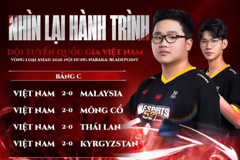 Vietnam's Naraka: Bladepoint Team Dominates Qualifiers, Secures ASIAD 2026 Spot