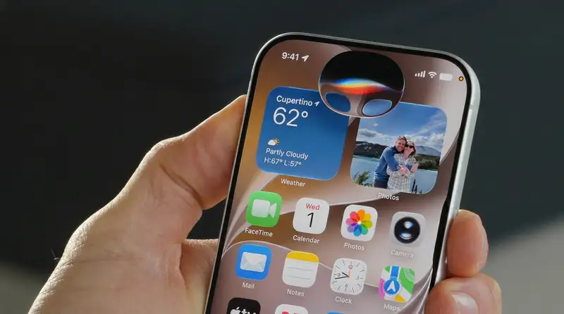 Apple Siri AI conceptual visual on iOS 27