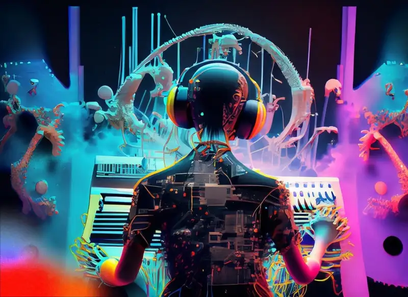 AI engineer working on neural audio networks
