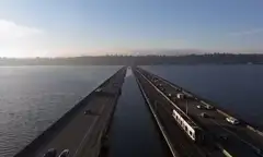 World's First Floating Light Rail: How Engineers Put a 272-Ton Train on Lake Washington