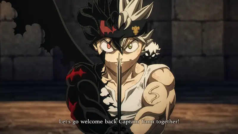 Asta and Liebe key art from Black Clover