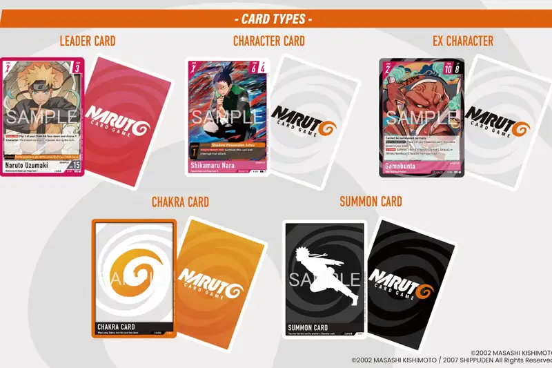 Bandai Unveils Naruto Card Game Rules, Art, and Global Summer 2027 Release Plan