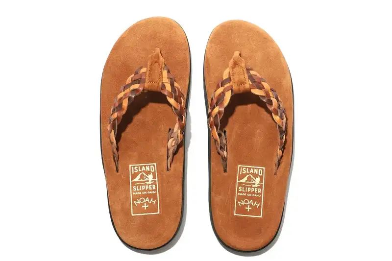 Noah x Island Slipper: Redefining Luxury Flip-Flops with Handcrafted Braided Leather